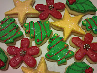 Galletas decoradas navidad, arbolitos navidad, pascueros, estrellas