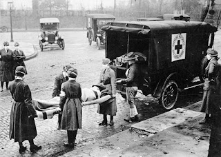 Flu victims, St. Louis, 1918