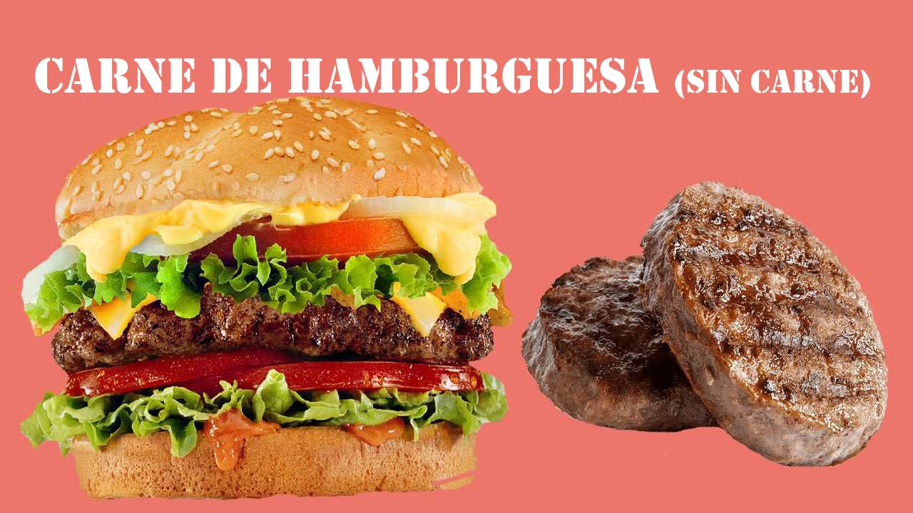 Carne de hamburguesa vegana de lentejas