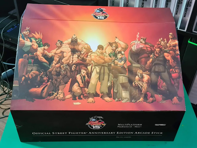 official street fighter II arcade stick collection