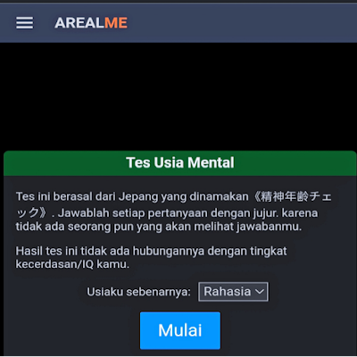 Link Tes Usia Mental Yang Sedang Viral di Twitter