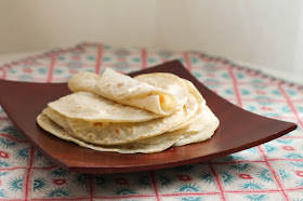 Food Lust People Love: Moo shu pancakes, aka Chinese pancakes or Peking doilies, are traditionally served rolled up with a filling of crispy Peking duck, cucumbers and spring onions. They are easy to make, with only two ingredients.