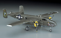 Hasegawa 1/72 B-25J MITCHELL (E16) English Color Guide & Paint Conversion Chart