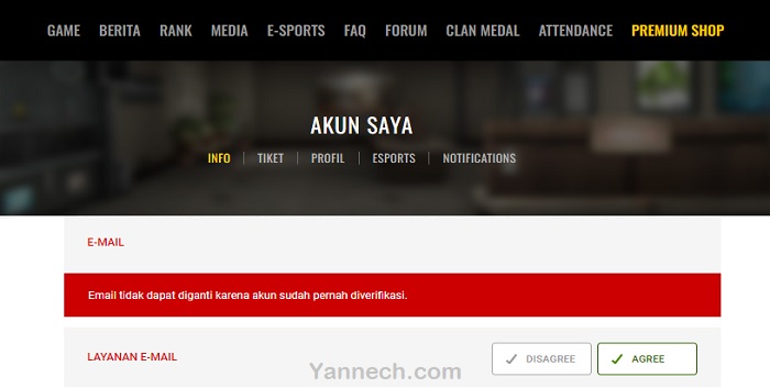 Cara Ganti dan Verifikasi Email Akun PB Zepetto 