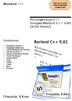 download ebook Pemrogramman C++,Borland C++ 5.02,download ebook gratis,belajar bahasa pemrograman C++ dasar,Tutorial Bahasa pemrograman C++ gratis,contoh-contoh program C++