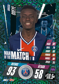 Topps Match Attax 2020-2021 Paris Saint-Germain Set