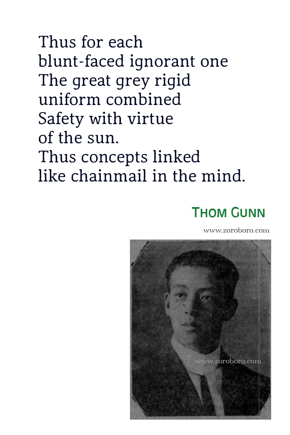 Thom Gunn Quotes, Thom Gunn Poet, Thom Gunn Poetry,Thom Gunn Poems, Thom Gunn Books Quotes, Thom Gunn