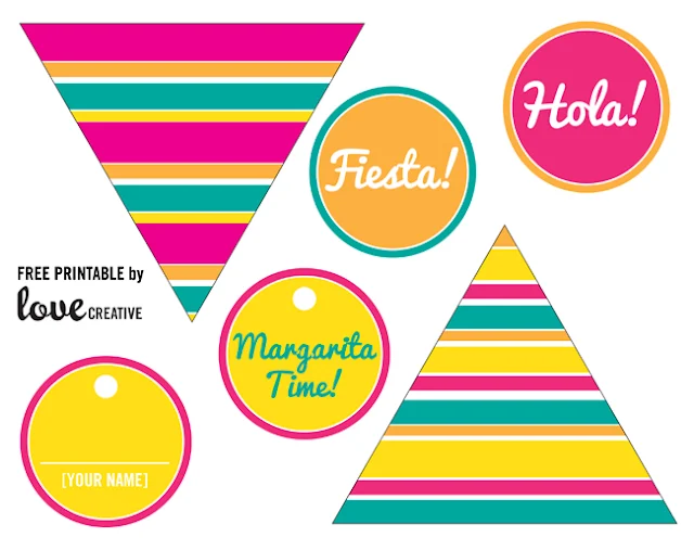 Cinco de Mayo Party: Free Printable Mini Kit. 