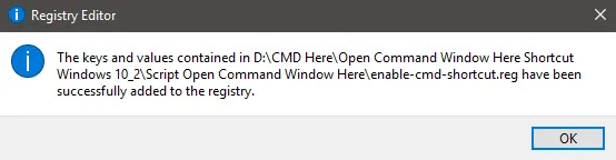 Memunculkan opsi Open Command Windows Here Cara memunculkan fitur Open Command Windows Here yang hilang pada Windows 10