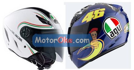 Daftar Harga Helm AGV Half Full Face Murah Terbaru Maret 2017