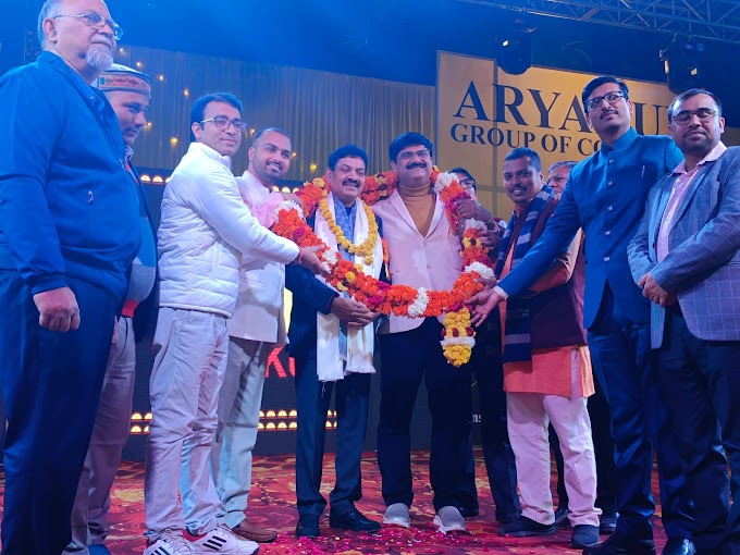 Fresher party Arya Shubha concluded in Aryakul College Bijnor Lucknow 