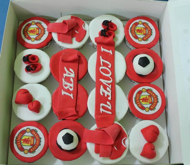 Manchester United Cupcake