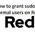How to grant sudo access to normal users on Red Hat