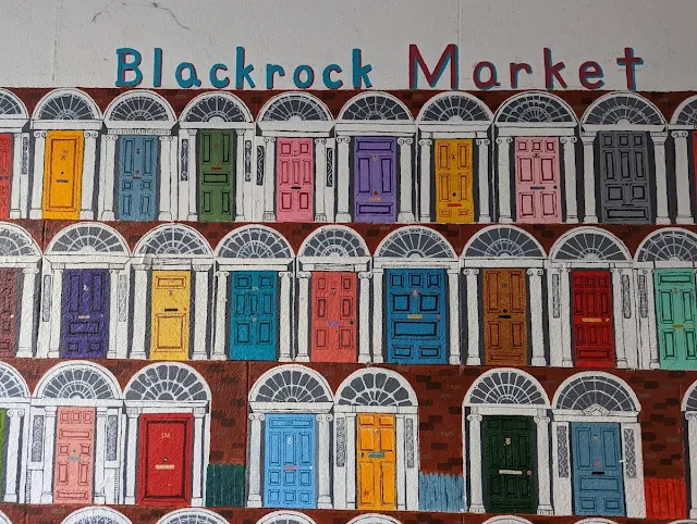 Blackrock Market sign featuring Georgian Doors