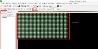 Pixel LED layout