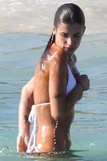 Elisabetta Canalis in sexy thong bikini