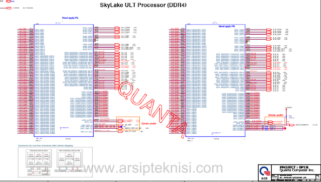 HP 14-BS100TX DA0P1BMB6D0 Schematic