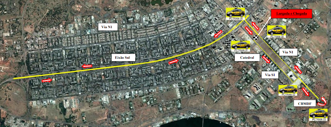 Utilidade Publica: Interdições para a Corrida de Rua Circuito das Estações