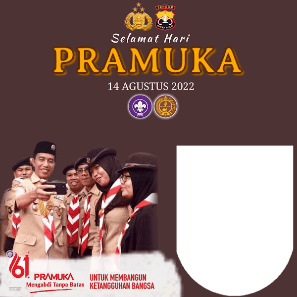 Link Twibbonize Hari Pramuka ke-61 Indonesia 14 Agustus 2022 id: haripramuka-16wys1