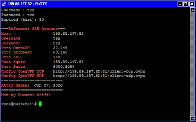 Script Auto Install SSH dan OpenVPN untuk VPS Debian 10 64 bit