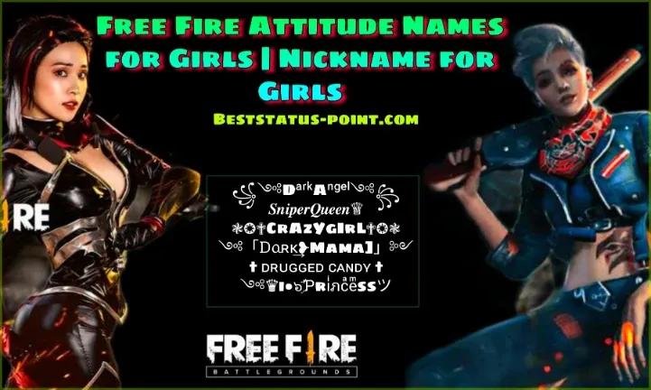 Free fire Names for Girls