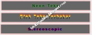 Cara Membuat Teks Shadow dan Text 3D Pada Blog