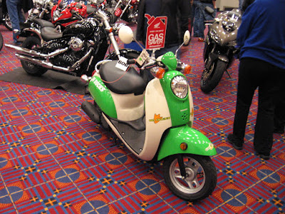 University of Oregon Honda Metropolitan Motor Scooter at the Portland International Auto Show in Portland, Oregon, on January 28, 2006