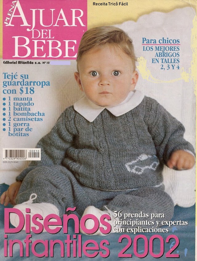 Plena Ajuar Del Bebê N° 10 - Revista Tricô Para Bebês