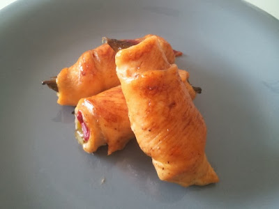 Rollitos de pollo rellenos