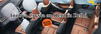 Innova Crysta on Rent in Delhi