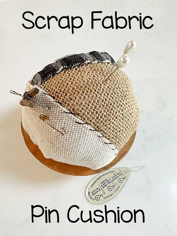 pin cushion with overlay pin