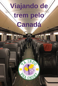 Como é viajar de trem pelo Canadá?