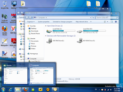 Desktop Computers  Monitor  Windows on Windows 7 Desktop Screen