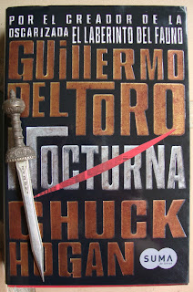 Portada del libro Nocturna, de Guillermo del Toro y Chuck Hogan