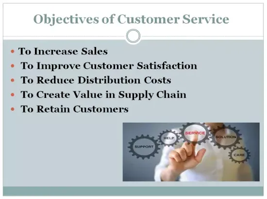Objectives of Customer Service