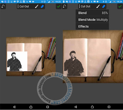 Edit Menjadi Efek Lukisan Tangan di PicSay Android
