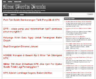 judul posting saja di blogspot