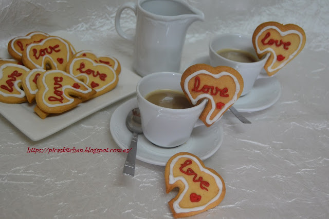 GALLETAS AMOROSAS para San Valentín