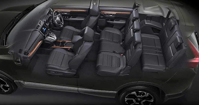 Honda CRV 7 Seaters interior