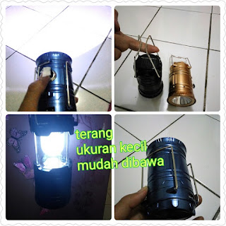 lampu emergency darurat/ lampu powerbank / solar lentera