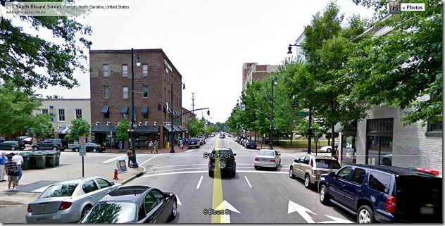 crossing Blount street
