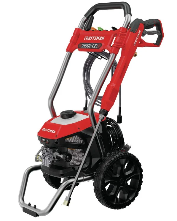CRAFTSMAN Electric Pressure Washer, Cold Water, 2100-PSI, 1.2 GPM
