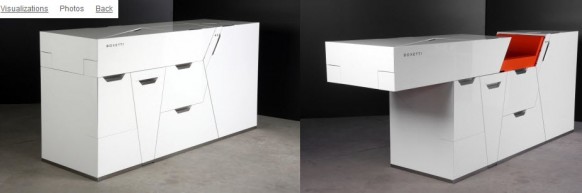 White Minimalist Furniture Boxetti