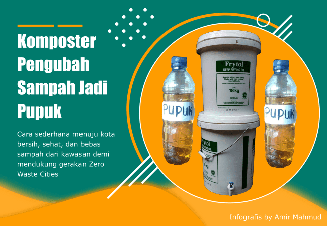 Komposter pengubah sampah jadi pupuk