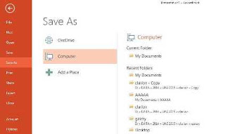 Cara Menyimpan File Powerpoint 2013