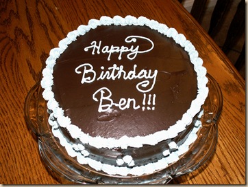 Ben's 24th Birthday