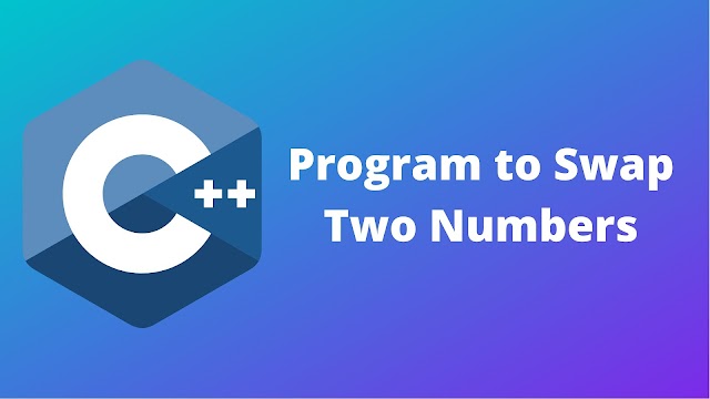 C++ program to swap two numbers using third variable