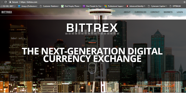 Bittrex website