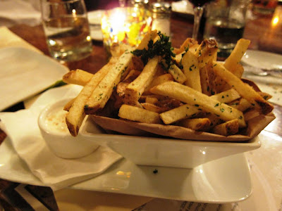 Gourmet fries at Willi's Seafood and Raw Bar Healdsburg