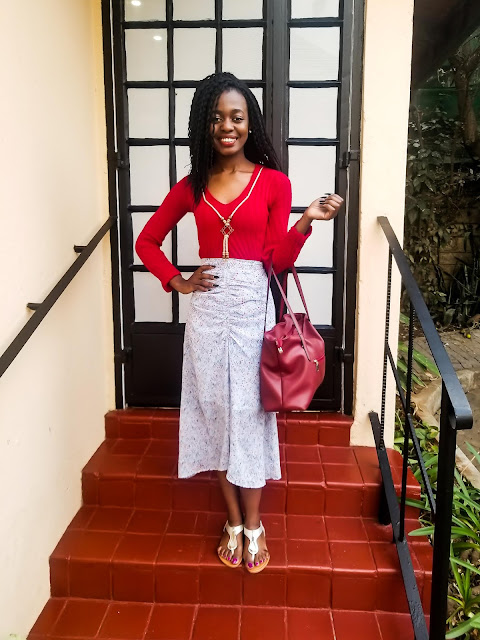 How To Style A Chiffon Midi Skirt Simply